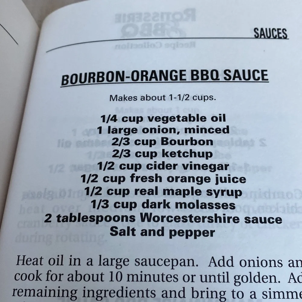 3/$22 - NWOT VTG Rotisserie & BBQ Recipe Collection by Ron Popeil